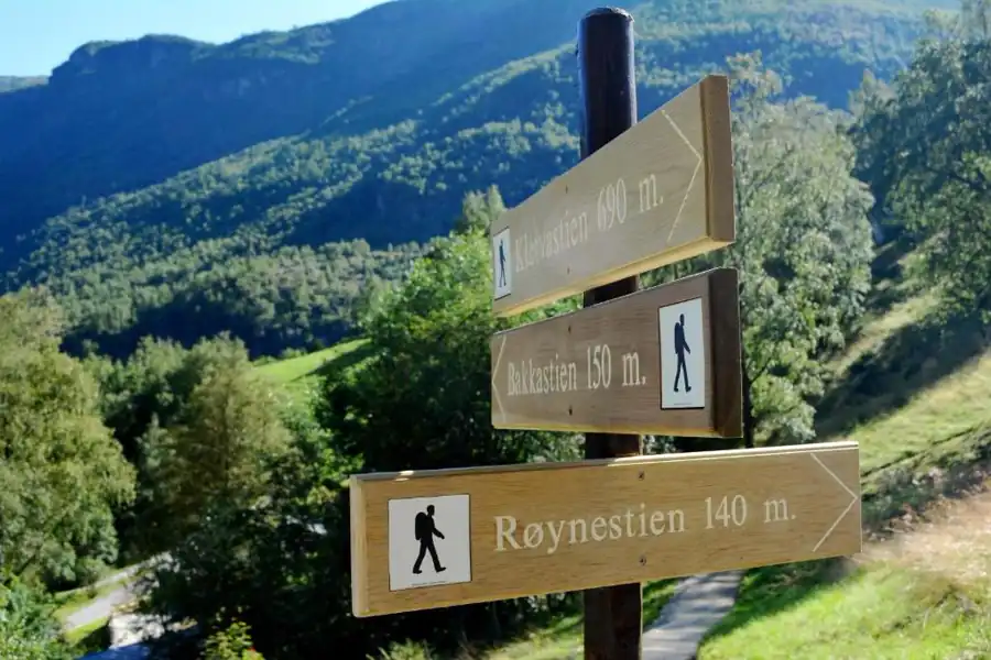 Hiking trails near Flåm